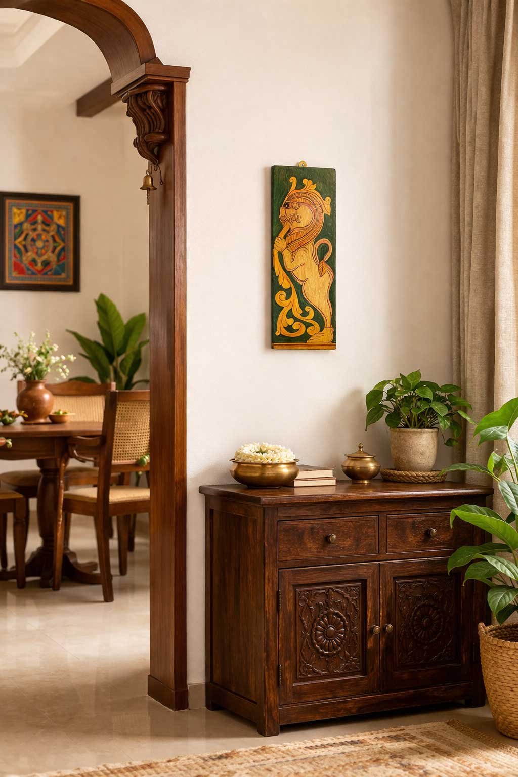 Antique Yazhi Panel - Image 7